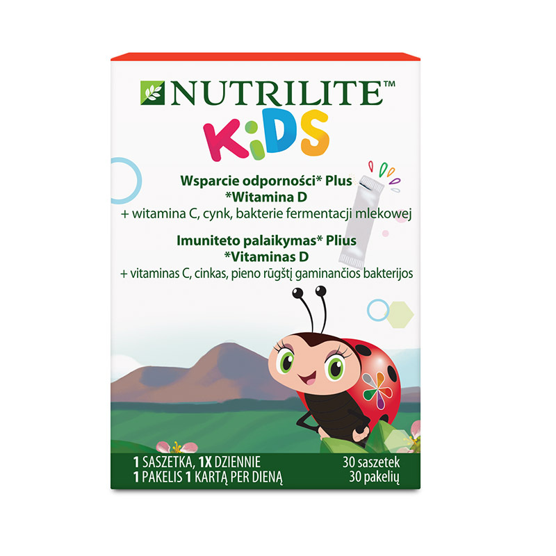 Bērnu imunitātes atbalsts* Plus Nutrilite™ Kids